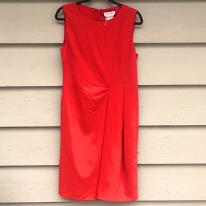 Stunning Max Mara red dress and NWT                    size 44 eur, 6-8 US